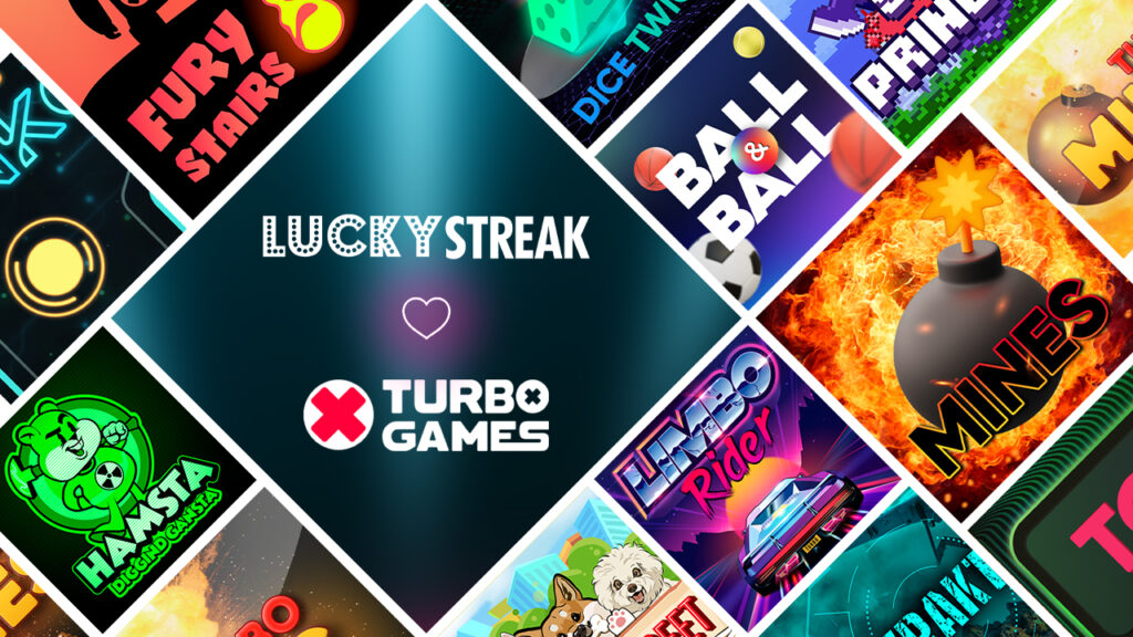 Turbo Games partnership - LuckyStreak live online casino games provider