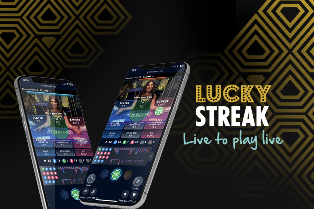 New Live Dealer Baccarat Enhanced Casino Game from LuckyStreak