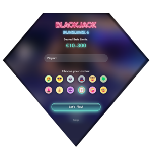 Live casino blackjack software: player avatars