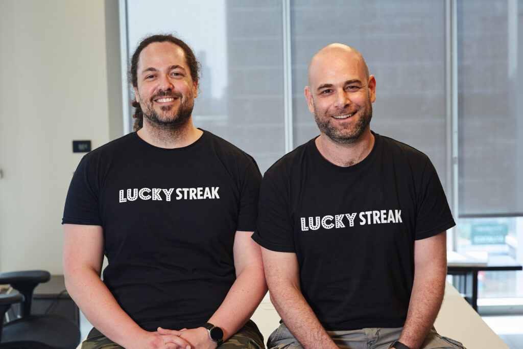 Erez Cywier and Ady Totah, LuckyStreak co-founders, and CTO and CEO respectively