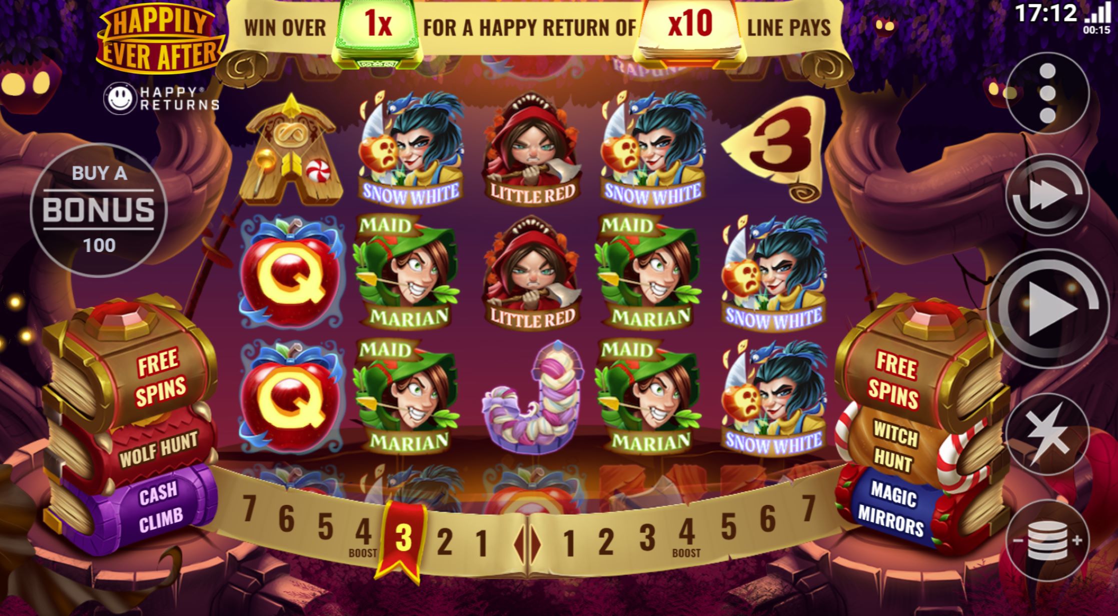 Rogue slots game Happily Ever After