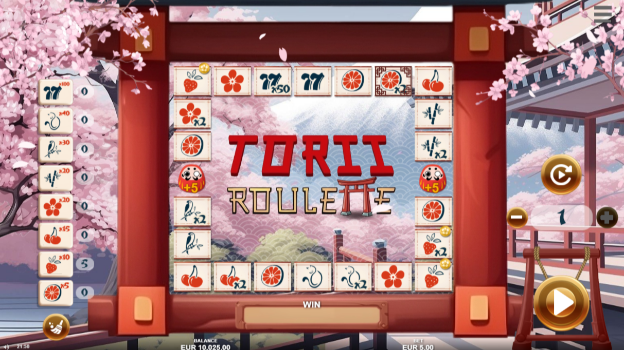 Ethereal Xin Gaming Torii Roulette