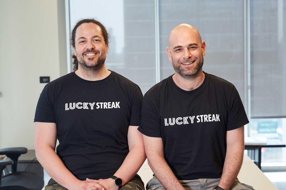 LuckyStreak co-founders: Ady Totah, CEA, and Erez Cywier, CTO