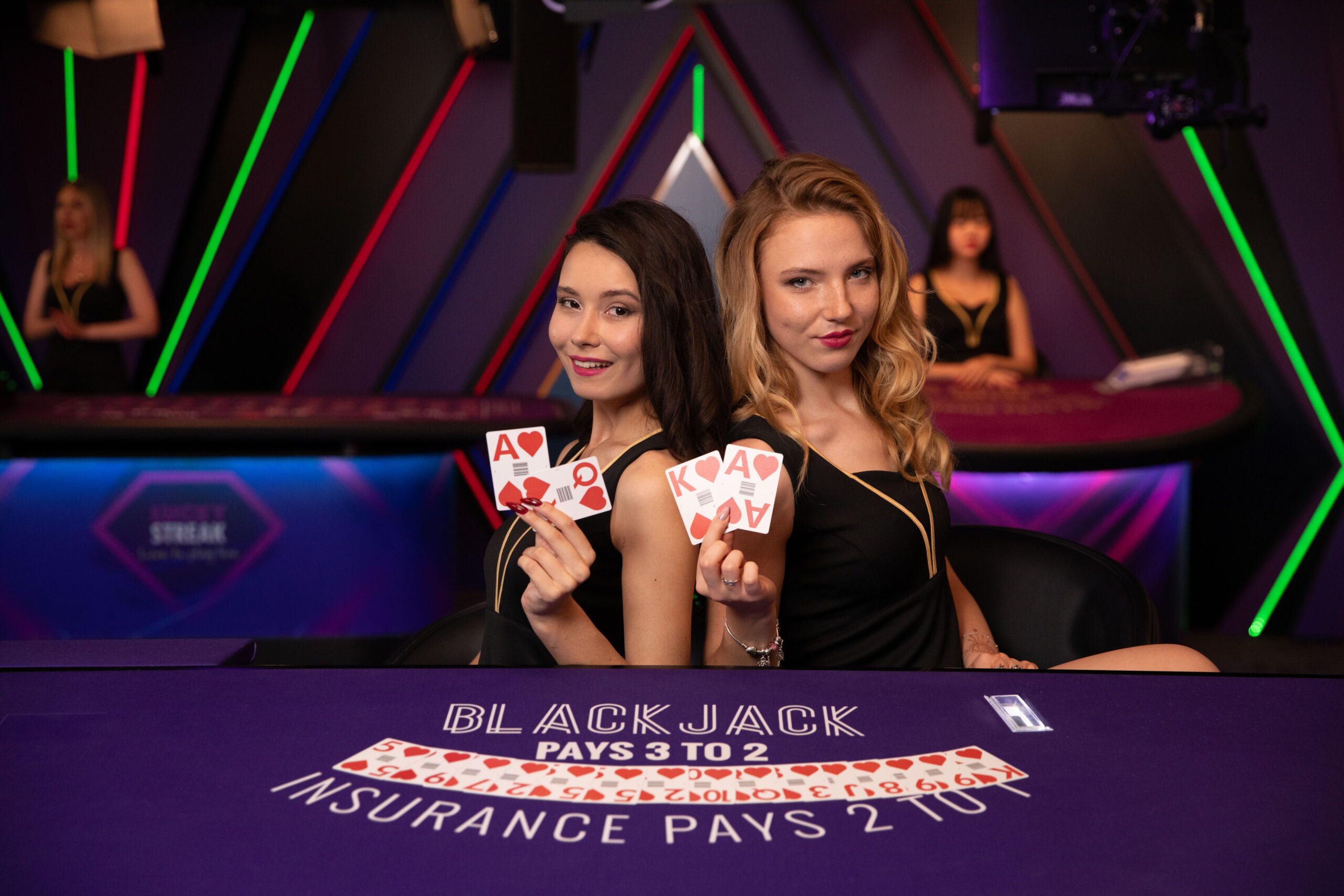 LuckyStreak live dealer blackjack software