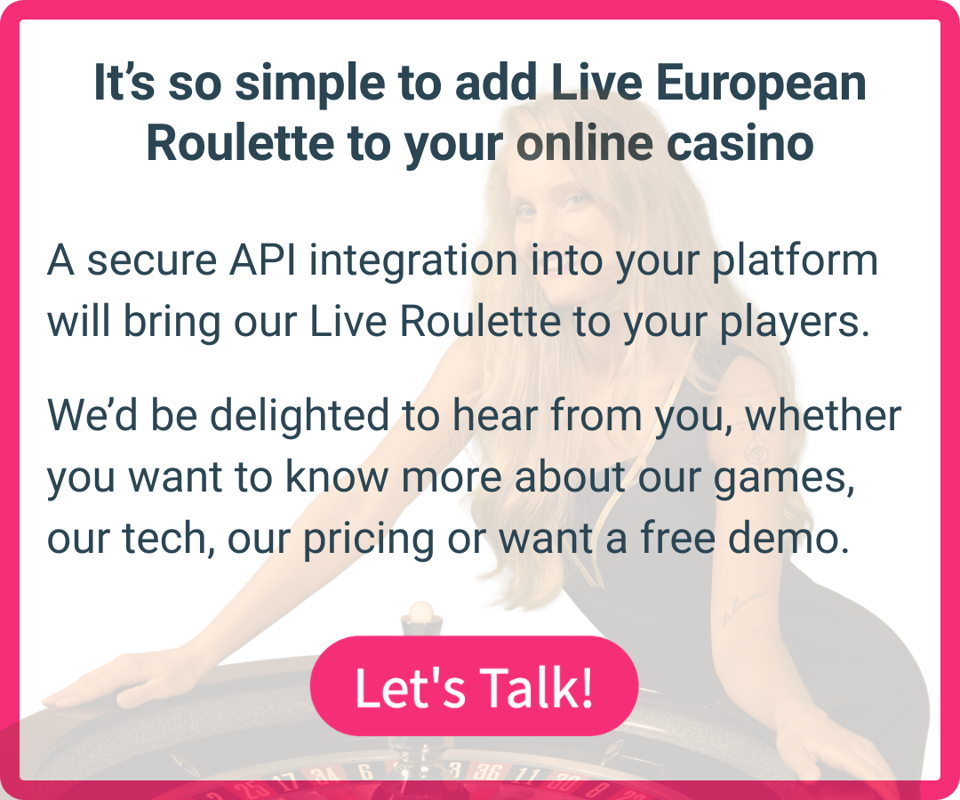 Talk to LuckyStreak's experienced team to add European Roulette to your casino
