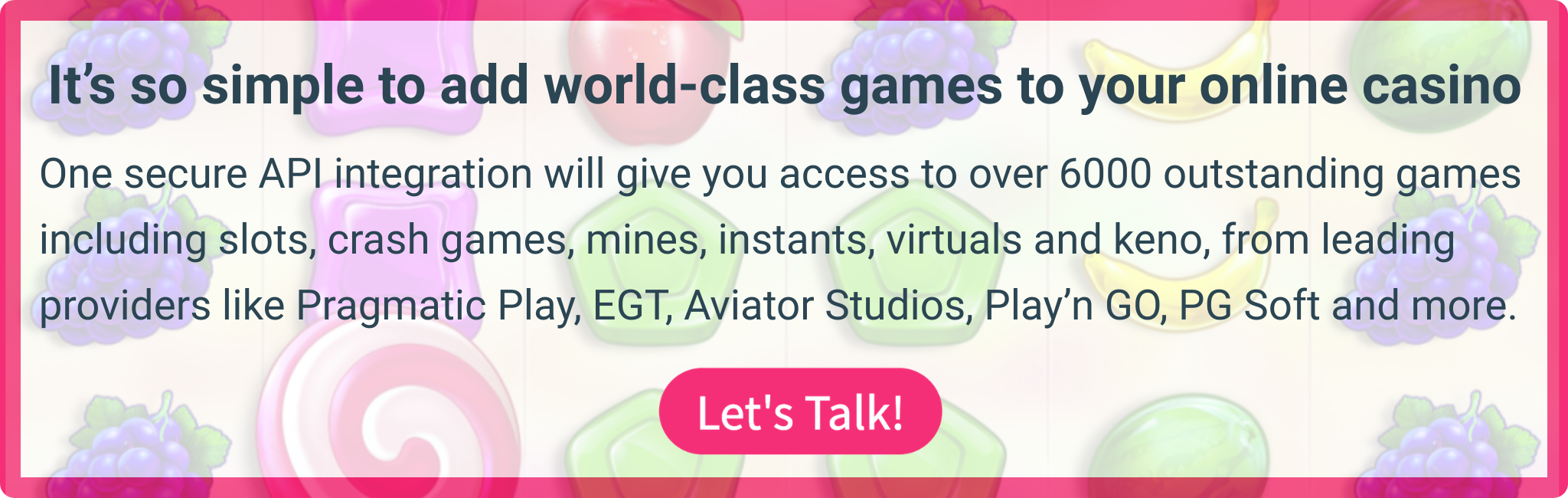 Talk to LuckyStreak's experienced team to add world-class games content to your casino