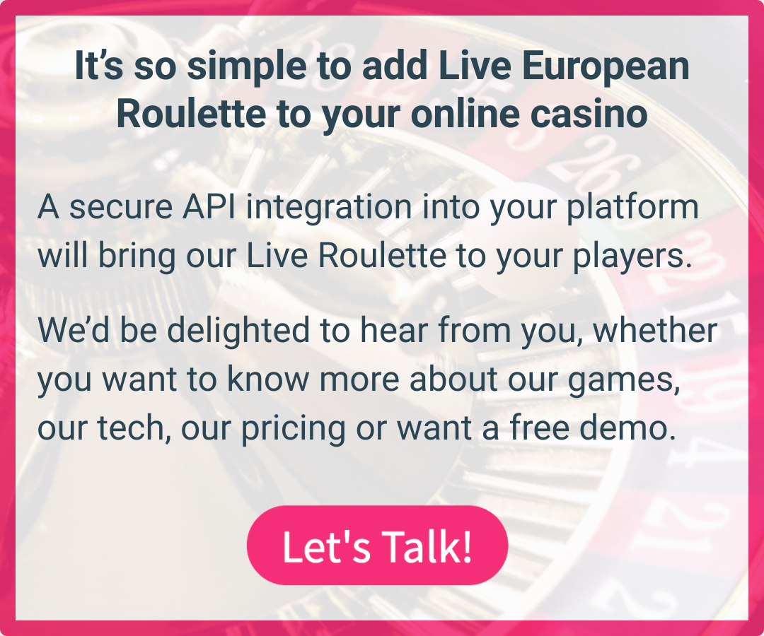 Talk to LuckyStreak's experienced team to add European Roulette to your casino