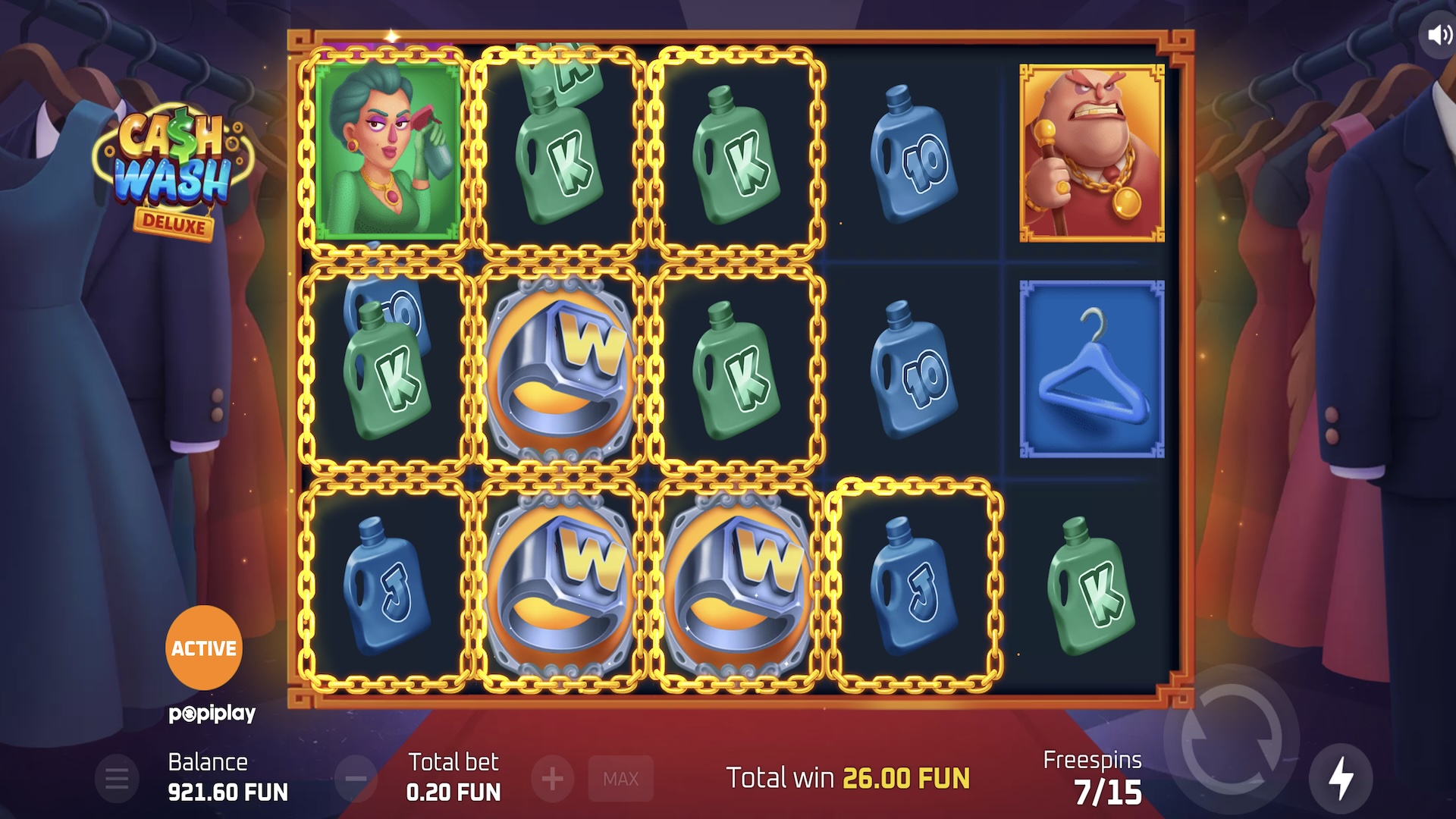 Popiplay Cash Wash Deluxe Slot Games