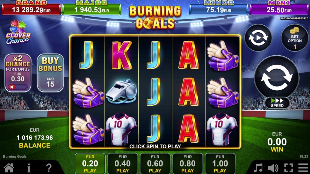 EGT Burning Goals slots games software